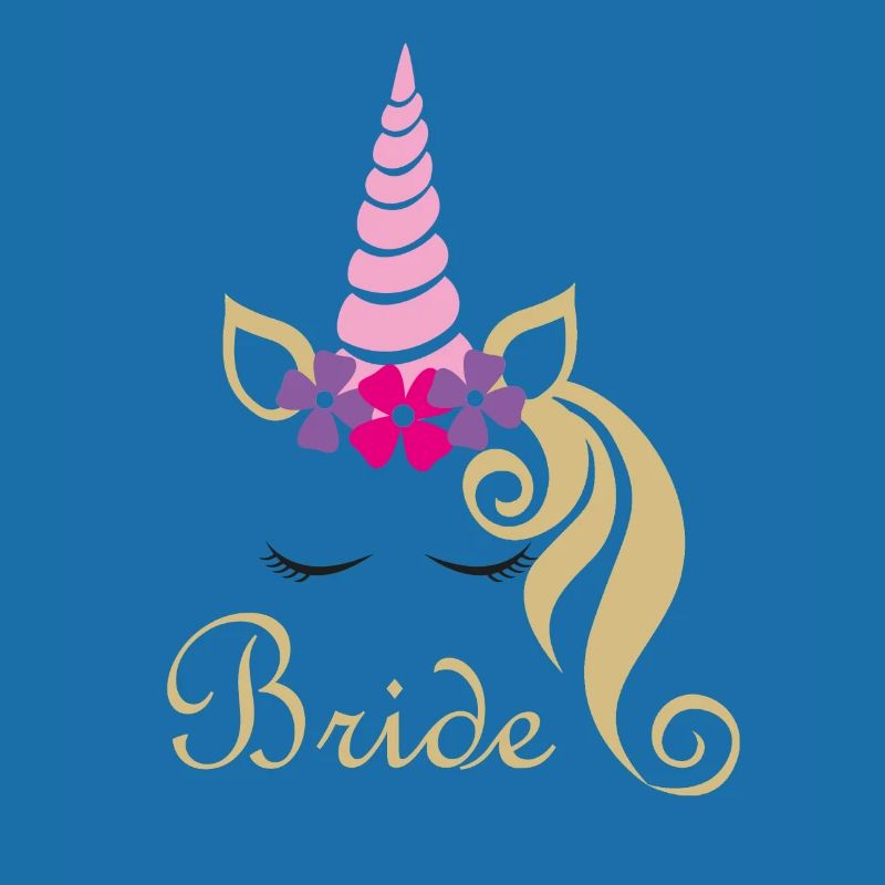 Bride Braut Einhorn Geschenkidee