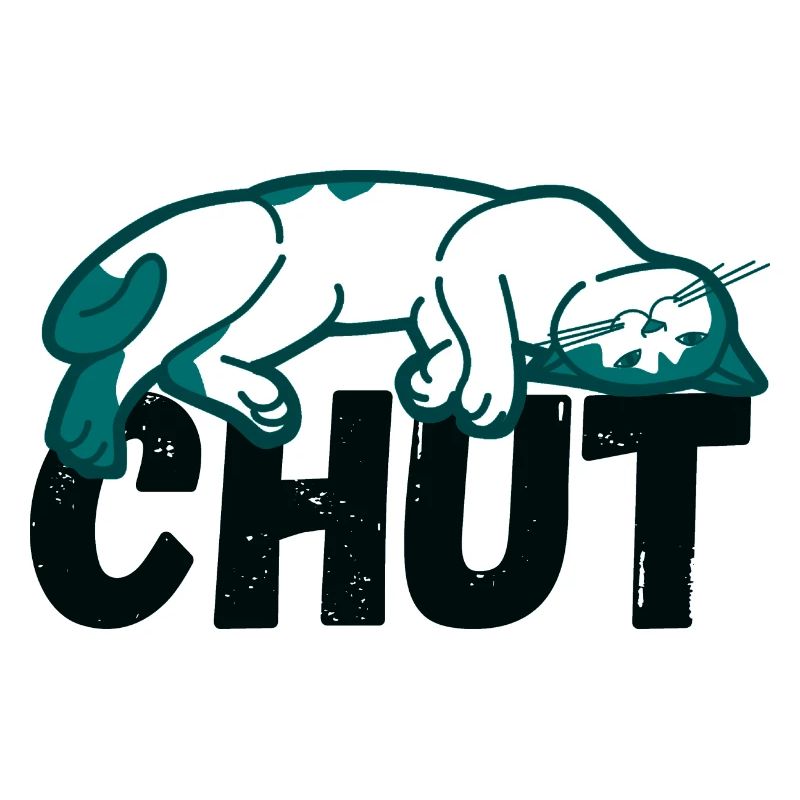 CHUT the cat sleeps
