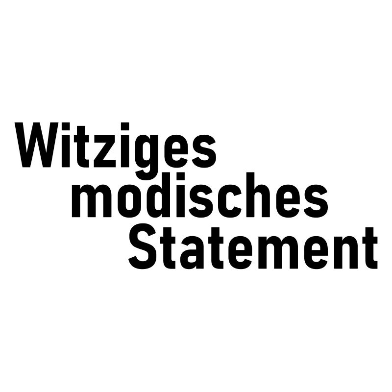 Witziges modisches Statement