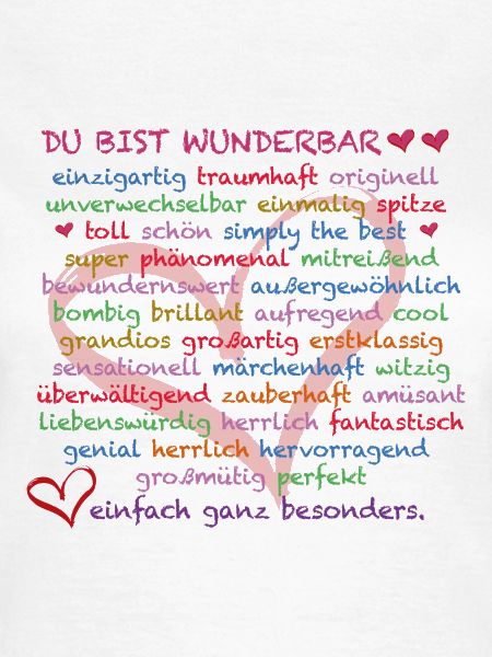 du bist wunderbar