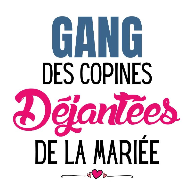 Copines déjantées de la mariée evjf tee shirt