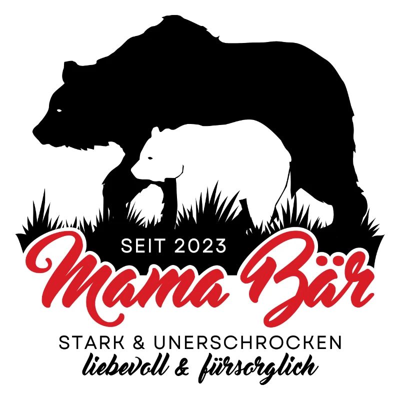 Mama Bär seit 2023 Muttertag Geschenk Weihnachten