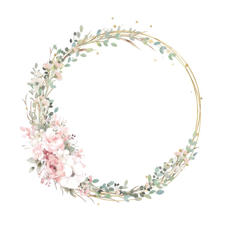 Bouquet de fleurs boho personnalisable