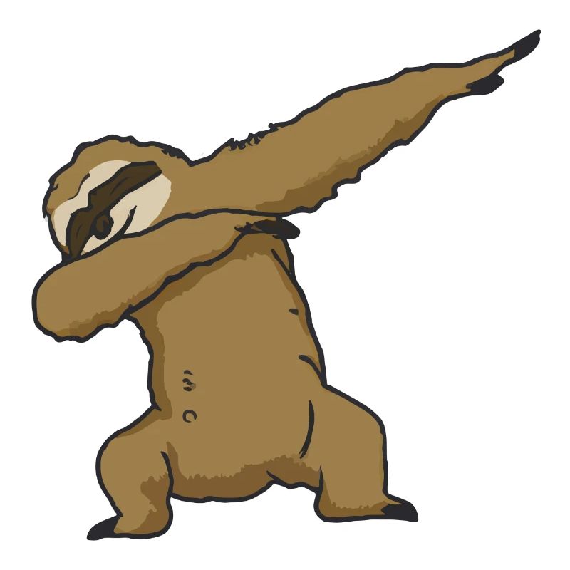 Dabbing Sloth Gift Idea
