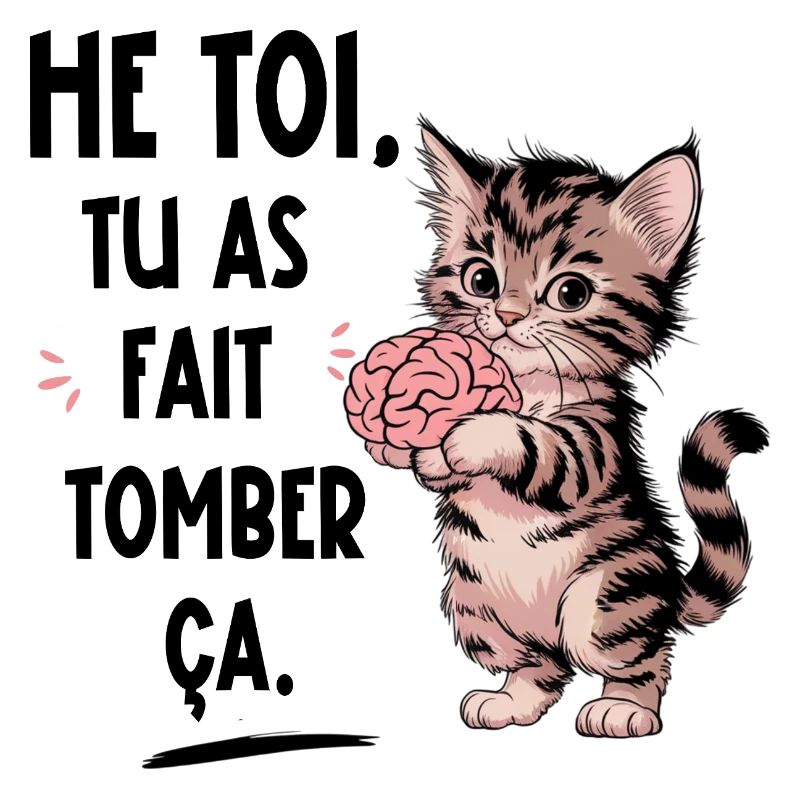 tu as fait tomber ça