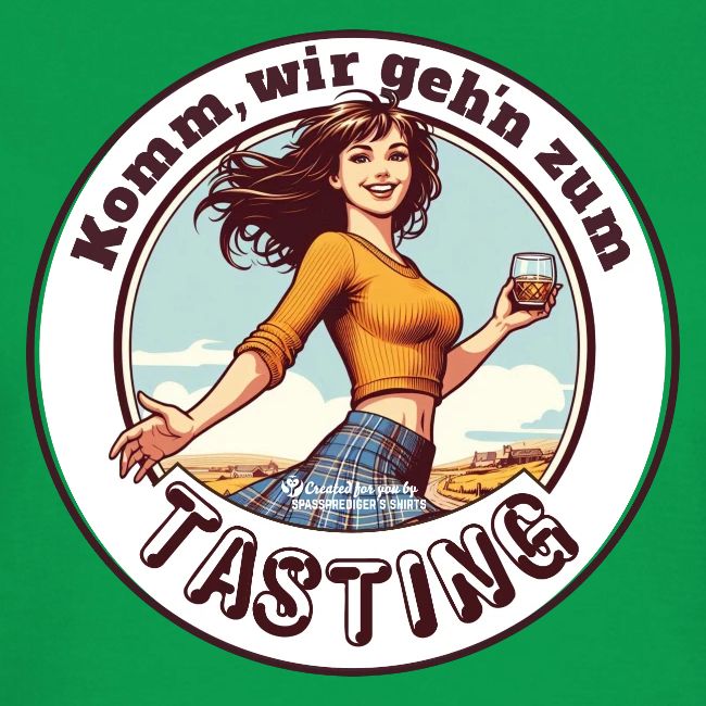 Whisky Einladung Komm wir geh'n zum Tasting