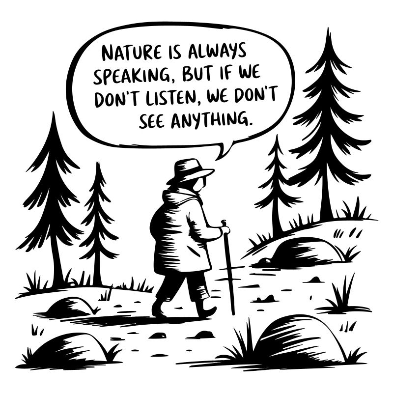 La nature parle toujours