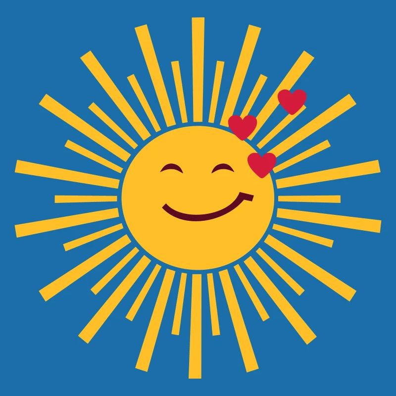 Sonne scheint Liebe