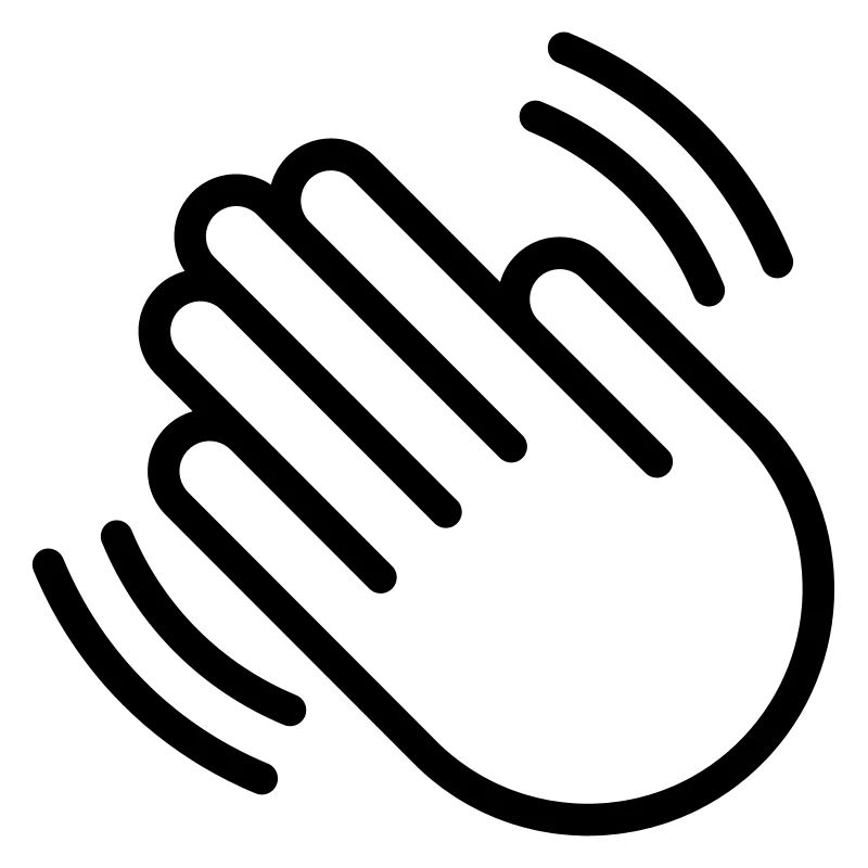 Hands clapping