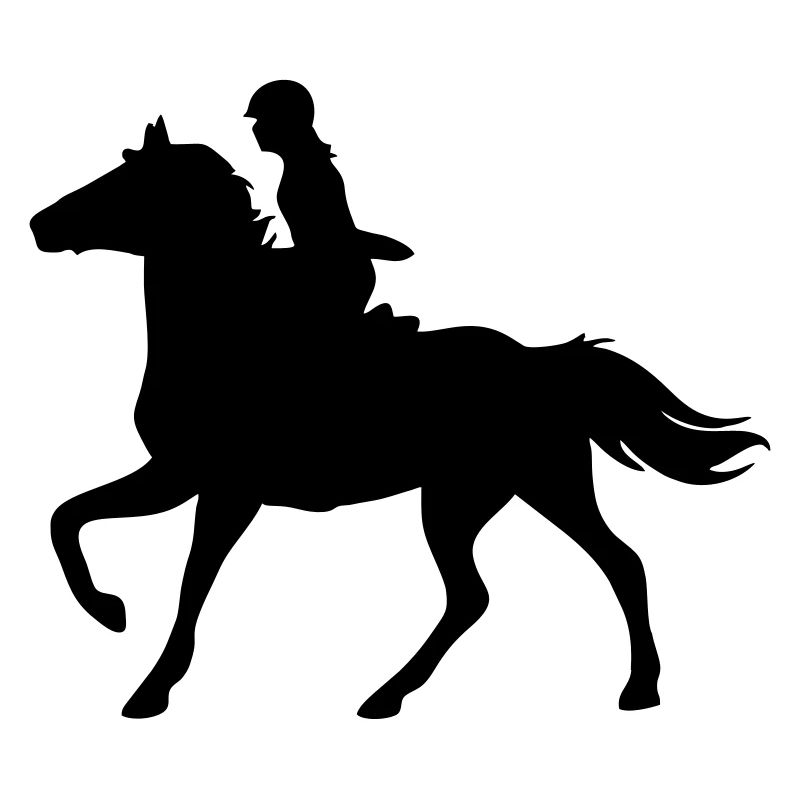 Mädchen mit Pferd