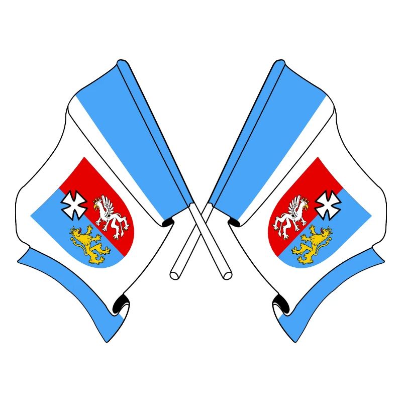 Two flags Subcarpathia