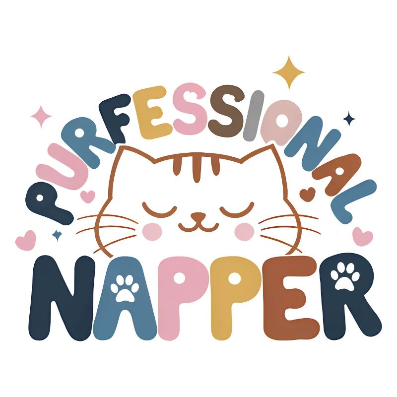 Whimsical Cat with Peaceful Expression