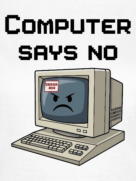 Retro Computer 404 Fehler