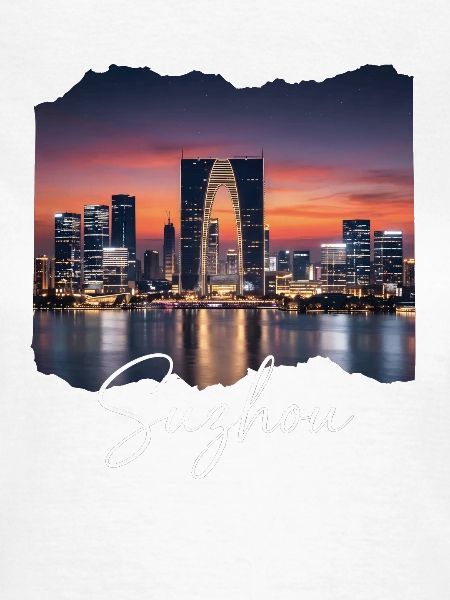 Suzhou Skyline Abendrot Script