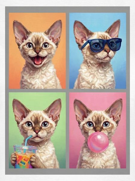 Katzen Devon Rex Katze