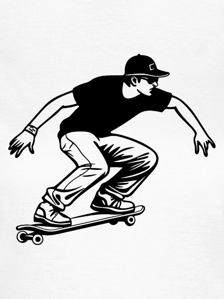 Skateboarding Junge