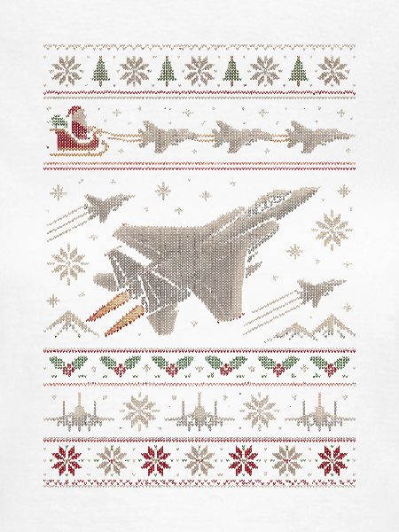 F15 Eagle Weihnachtspullover