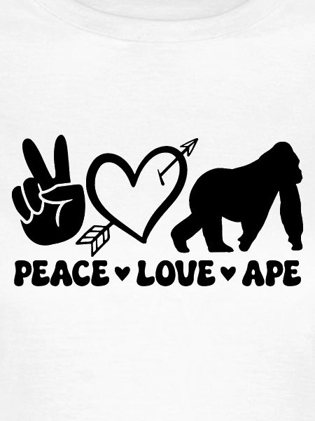 Peace Love Ape