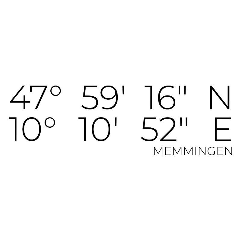 Coordinates Memmingen