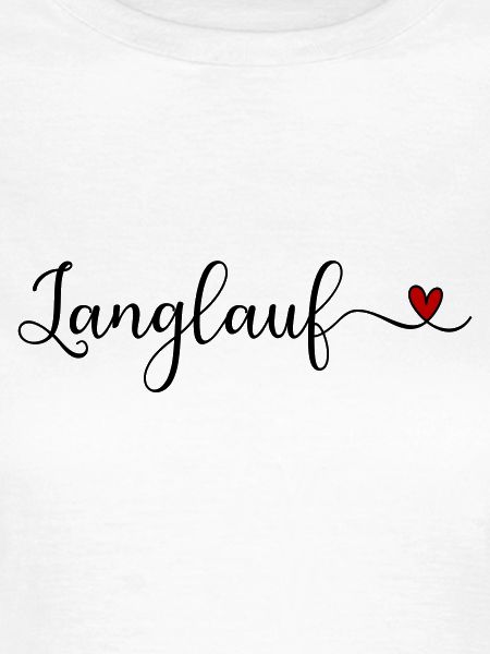 Langlauf Herz