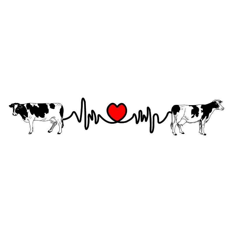 Cardio-Herzfrequenz-Kühe