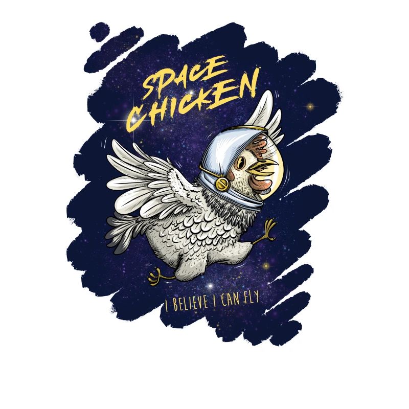 Poulet de l'espace
