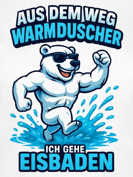Eisbaden Polarbär Power