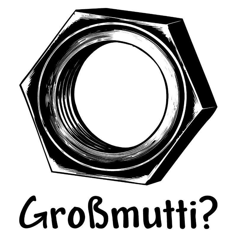 Großmutti Oma Mutter Schraubmutter Muttertag Pezi