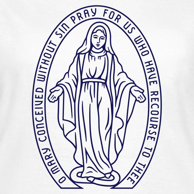 Oh Mary conceived without sin..