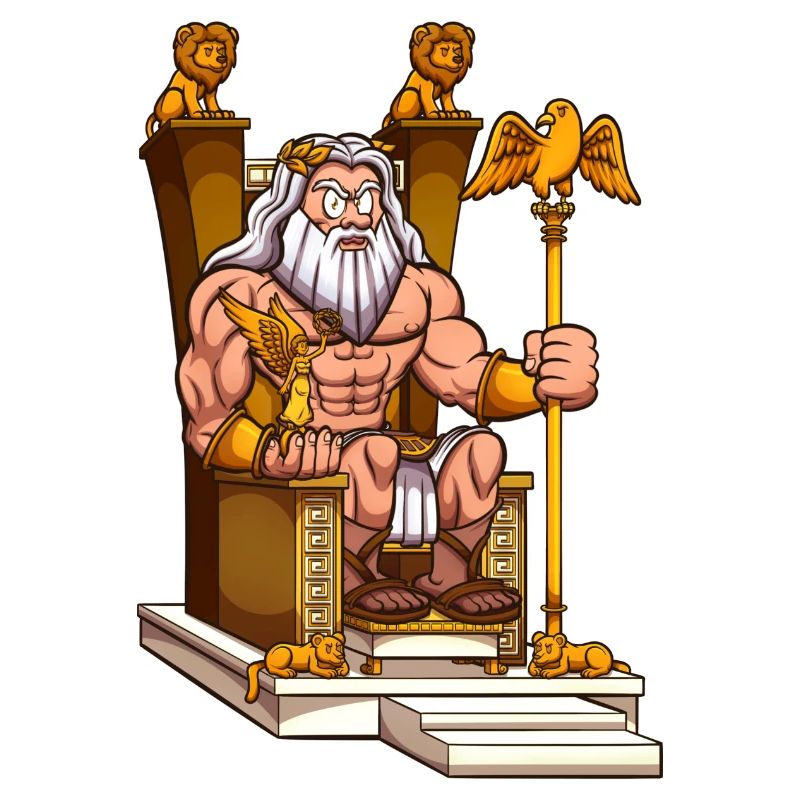Zeus On Throne