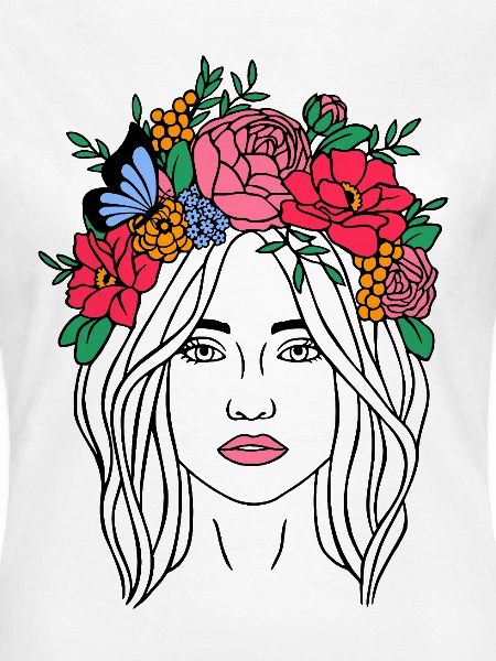 Boho Blumenfrau