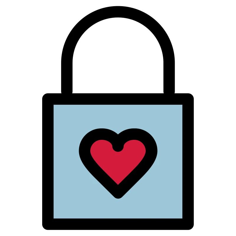Cadenas, serrure d'amour