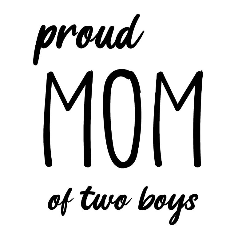 Stolze Mama von 2 Jungs
