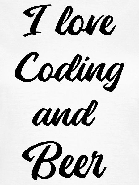 Nerd Coding Bier Shirt