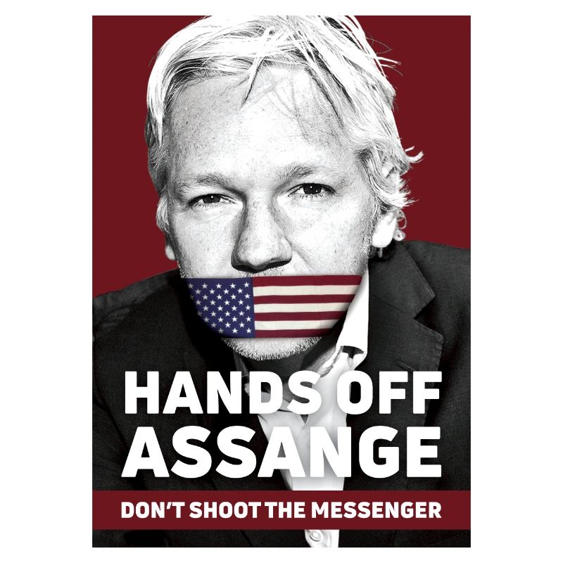 Hands Off Assange - Ne tirez pas sur le Messenger