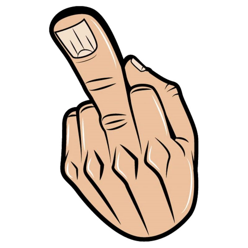 middle finger