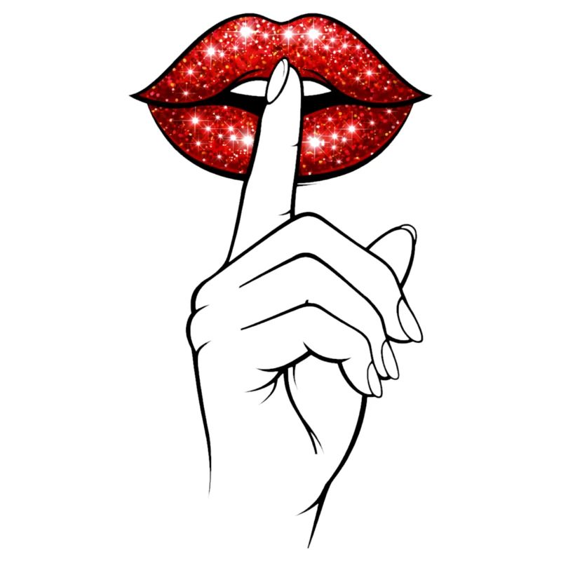 Psst Lips – Mysterious Statement Shirt
