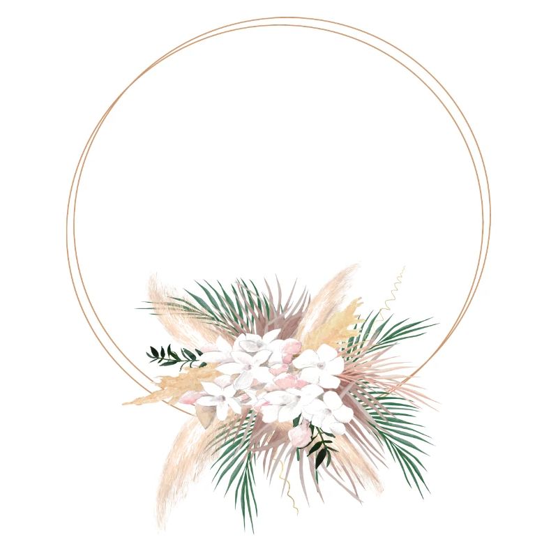 Boho bouquet customizable