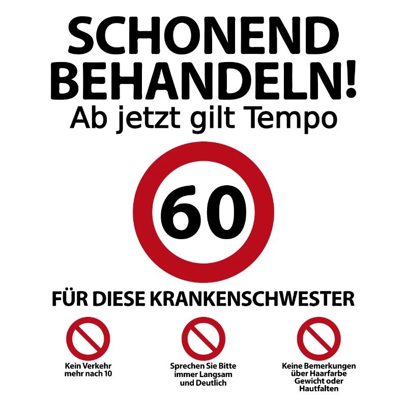 60 Geburtstag Krankenschwester Geburtstagsgeschenk