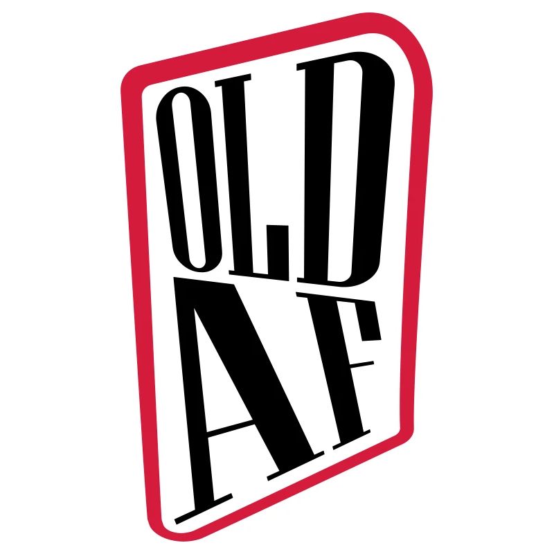 old AF Text Logo