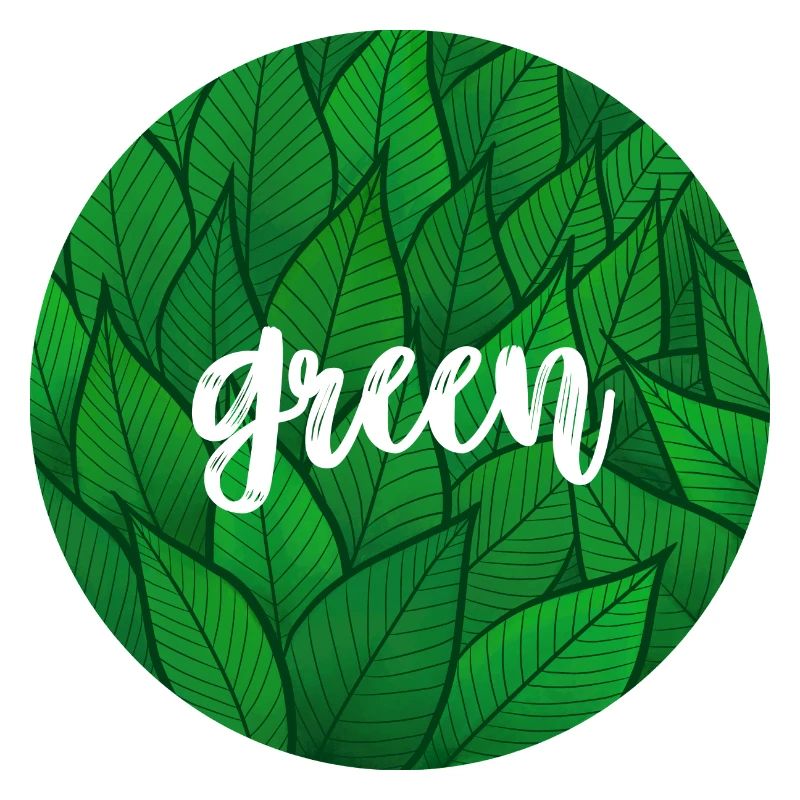 Cercle vert - feuillage