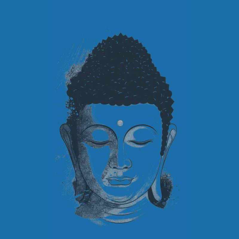 Conception de méditation de Bouddha Siddhartha Gauthama