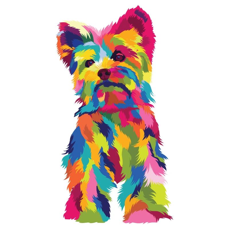 Yorkshire Terrier Pop Art Yorkie Dog Gift