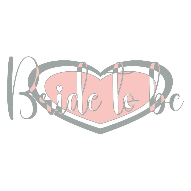 Bride to be mit rosa grau