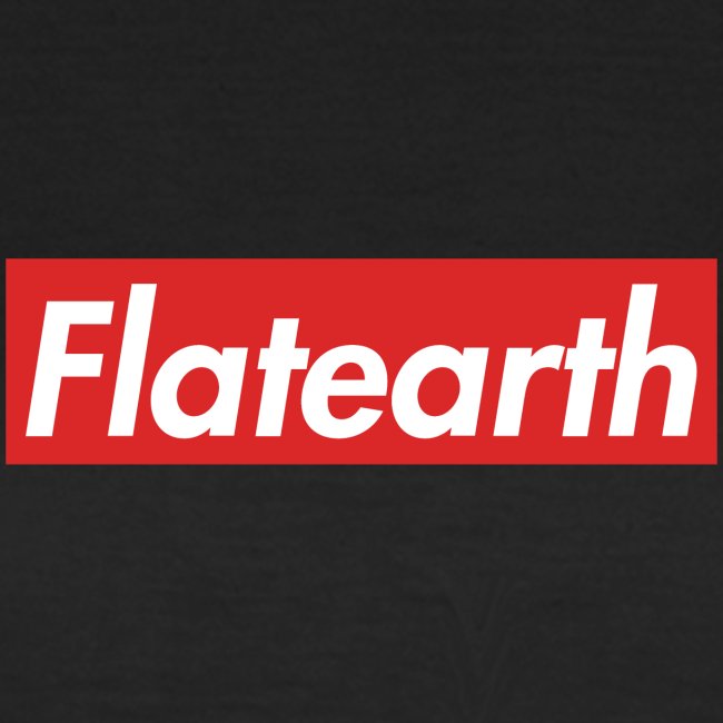 Red Flat Earth Box Logo