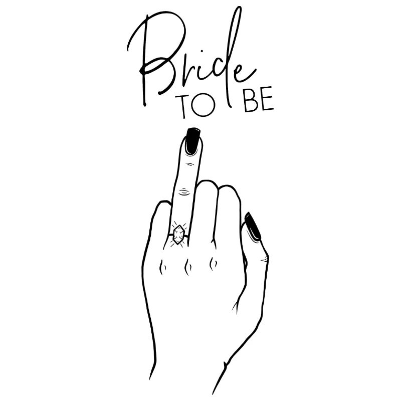 Bride To Be - Ring Finger Wedding Engagement