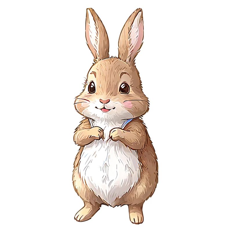 Mignon Lapin Marron 4