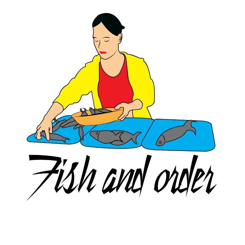 Fish booth market