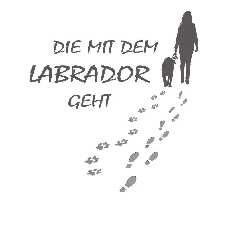 Die mit dem Labrador geht, Hundepfoten Labbi Gassi