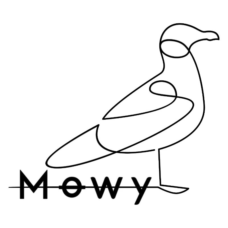 Moewy® Möwe Shirt – One Line Art Möwe